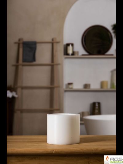 Гладкий парафиновый плафон для LED свечей - 11,7*10см