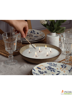 БЕЛЫЕ НАСЫПНЫЕ СВЕЧИ