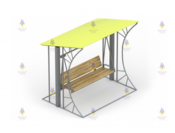 1102 Качели-диван с навесом