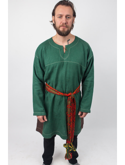 Рубаха мужская льняная удлиненная "Княжеская"
