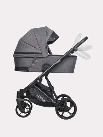 Коляска 2в1 Riko Basic Yoga 01 Графит