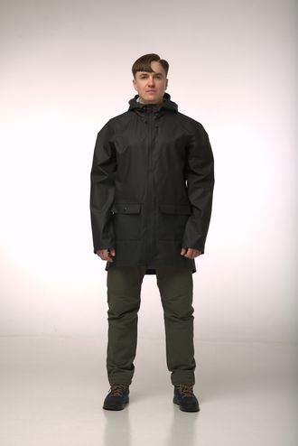 Куртка мужская от дождя с ПВХ защитой