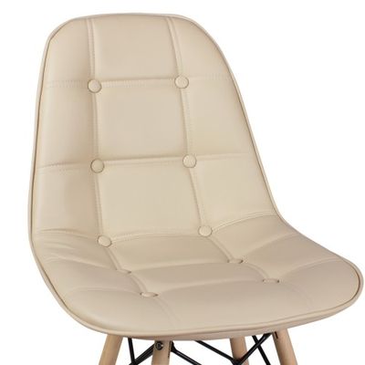 Дизайнерский стул «Квадро», WX-301 (бежевый)