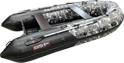 Моторная лодка Хантер 380 ПРО КМФ НДНД