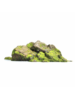 камни Каменная глыба со мхом Mossy Boulder