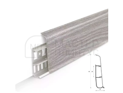 Плинтус ПВХ Идеал Деконика 85 мм. Орех антик 294