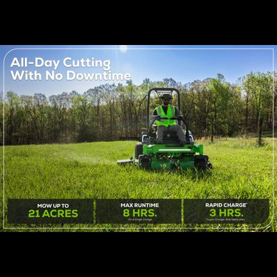 Райдер Zero-Turn Greenworks OptimusZ ZTC152 82V 24 кВт·ч