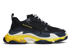 Balenciaga black yellow triple s cheap