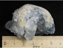 Целестин голубой, друза кристаллов, Мадагаскар (50*33*30 мм, 98 г) №37785