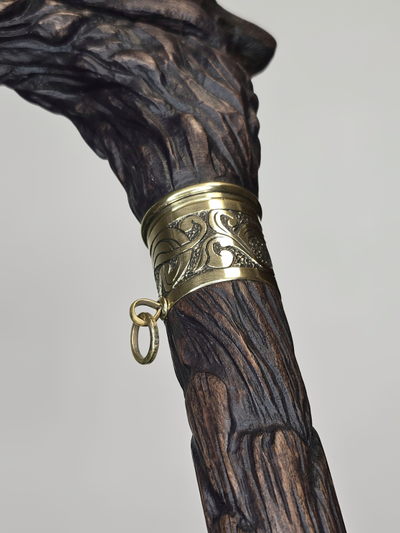 Трость "Волк на отдыхе"