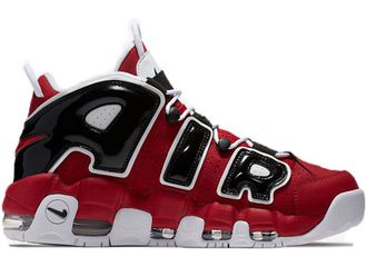 Nike Air More Uptempo 96 Красные с черным