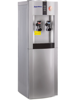 Кулер для воды Aqua Work 16-LDR серебро, с нагревом и электронным охлаждением