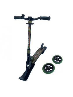 Снежный самокат  2в1 tech team COMFORT 145-lux black/dark green 2022