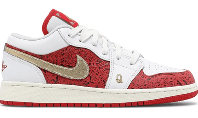 Nike Air Jordan Retro 1 Low SE GS &#039;Spades&#039; фото