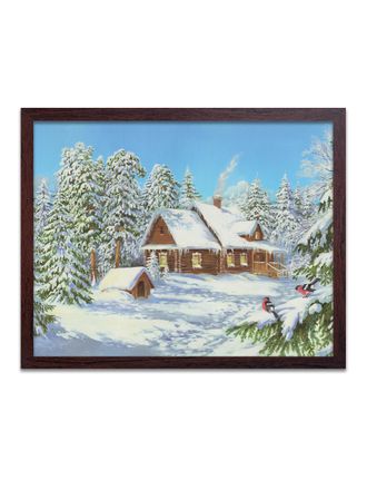 Картина на стену в раме 824кор 40*50 "Зимний пейзаж".