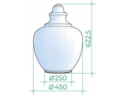 Светильник парковый Амфора