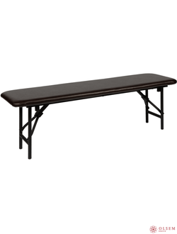 Банкетка складная 1200х350х450 кожзам темно-коричневый