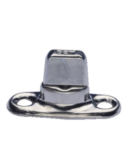 Застёжка тентовая поворотная Bainbridge G100 для крепления на корпус из никелированной латуни, 2 штуки