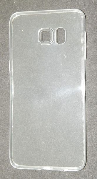 Защитная крышка силиконовая Samsung Galaxy S6 edge+, прозрачная