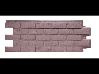 Фасадная панель "Состаренный кирпич", цвет земля, серия стандарт | Grand Line