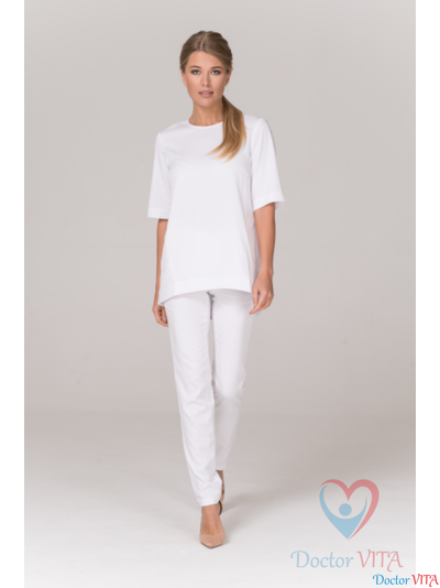 ТУНИКА МЕДИЦИНСКАЯ DR.SUPER "HELEN" БЕЛАЯ