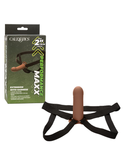 SE-1633-45-3 Фаллопротез из силикона Performance Maxx Extension with Harness (15,75 х 5 см.)