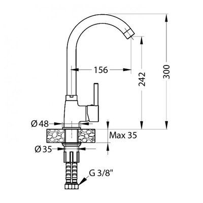 Смеситель Alveus GENESIS KARINA