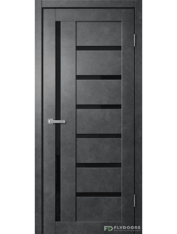 Межкомнатная Дверь BARN В04 бетон темный