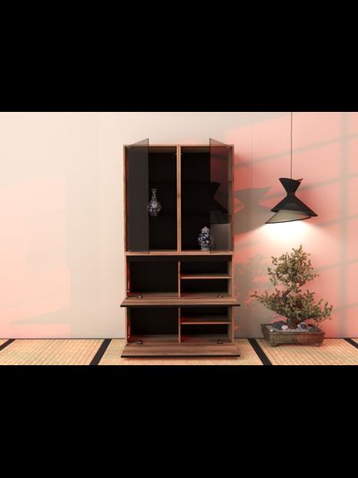 Берген тумба ТВ Дуб делано/Венге