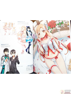 Оригинальный Арт Бук Sword Art Online SAO - ABEC Artworks II Wanderers  (Мастера Меча Онлайн)