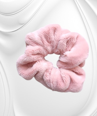 Набор резинок для волос из искусственного меха, размер 10 см