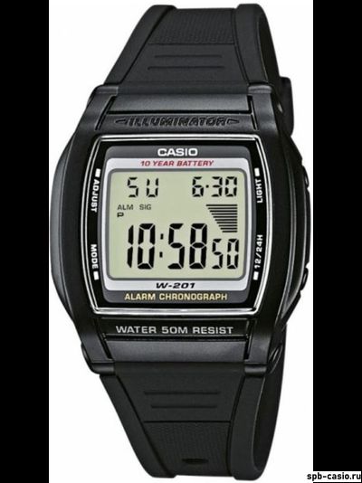 Часы Casio W-201-1A