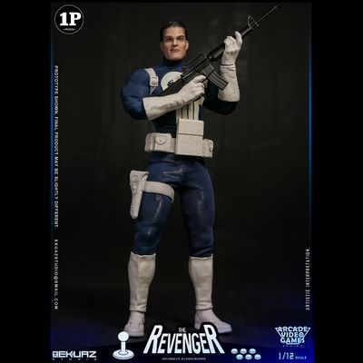 Каратель (The Punisher Arcade 1993) - КОЛЛЕКЦИОННАЯ ФИГУРКА 1/12 THE REVENGER ARCADE VIDEO GAMES SERIES (EKS06) - EKUAZ STUDIO