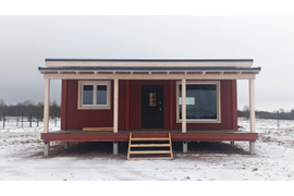 Каркасный дом 6,3х8,3