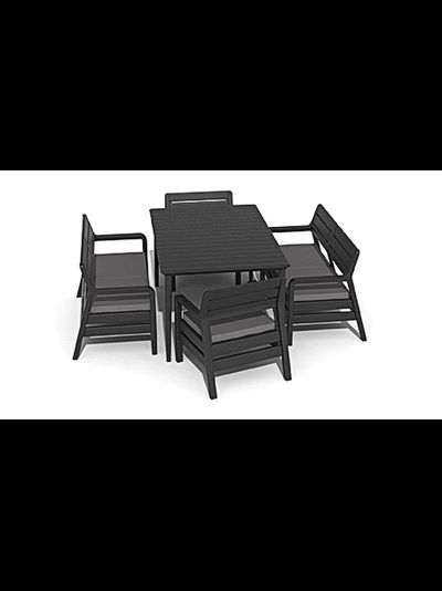 Стол Лима 160 графит