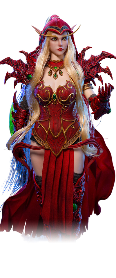 ПРЕДЗАКАЗ - Кровавая эльфийка Валира Сангвинар (World of Warcraft, WoW) - Коллекционная ФИГУРКА 1/6 Scale Blood Elf Rogue (SK-010) - SHARK TOYS ?ЦЕНА: 27900 РУБ.?