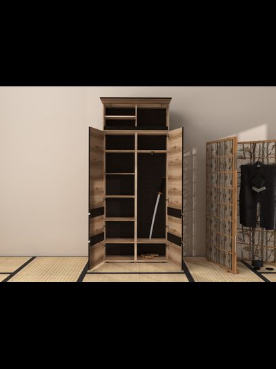 Берген тумба ТВ Дуб делано/Венге