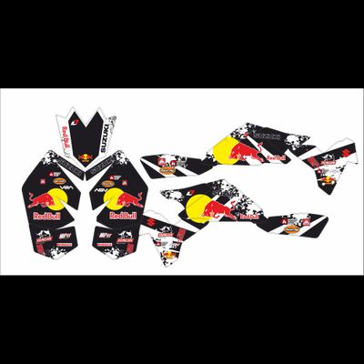 Наклейки на квадроцикл Suzuki LTR 450 ATV Quad RedBull #586RB