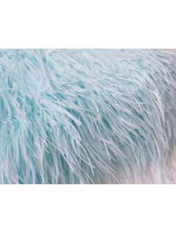 Перья страуса 10-15см НЕБЕСНЫЙ