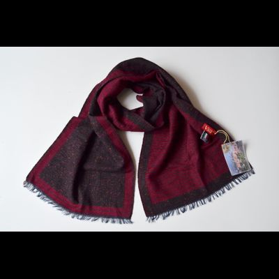 Итальянский шарф Vizio Италия 6202 SS бордовый