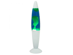 Лава лампа Зеленая/Синяя (white) 41 см