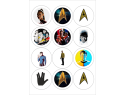 Наклейки, стикеры Star Trek, Стартрек  №3