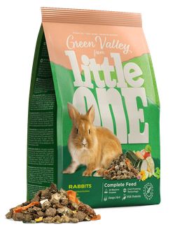 Little One Зеленая долина. Корм из разнотравья для кроликов 750г