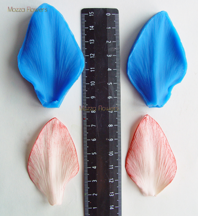 "Лепесток цикламена" силиконовый молд  (вайнер)