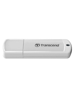 Флеш-память Transcend JetFlash 370, 16Gb, USB 2.0, белый, TS16GJF370