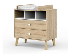 Комод пеленальный Pituso Kids Luxor Дуб сонома-белый