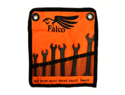 Набор рожк.ключей (6х7, 8х10, 9х11, 10х12, 12х13, 14х17) 6 шт, сумка, фосфат