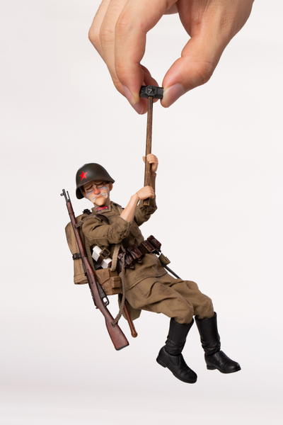 Красноармеец Антон (диверсант) - КОЛЛЕКЦИОННАЯ ФИГУРКА 1/12 Bean Gelo series - Anton (BGS022) - POPTOYS