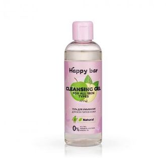 ГЕЛЬ ДЛЯ УМЫВАНИЯ ДЛЯ ВСЕХ ТИПОВ КОЖИ ЯБЛОКО 200 ml Happy Bar