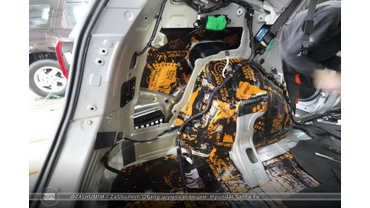 Фото отчет шумоизоляции Hyundai Santa Fe